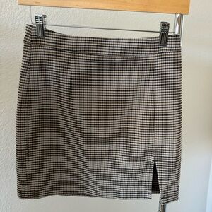 Plaid Mini Skirt